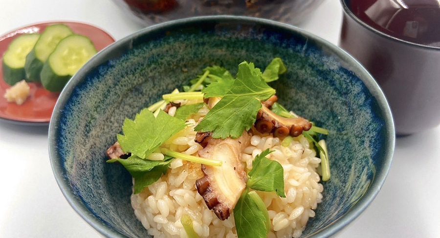 土鍋炊き 蛸御飯